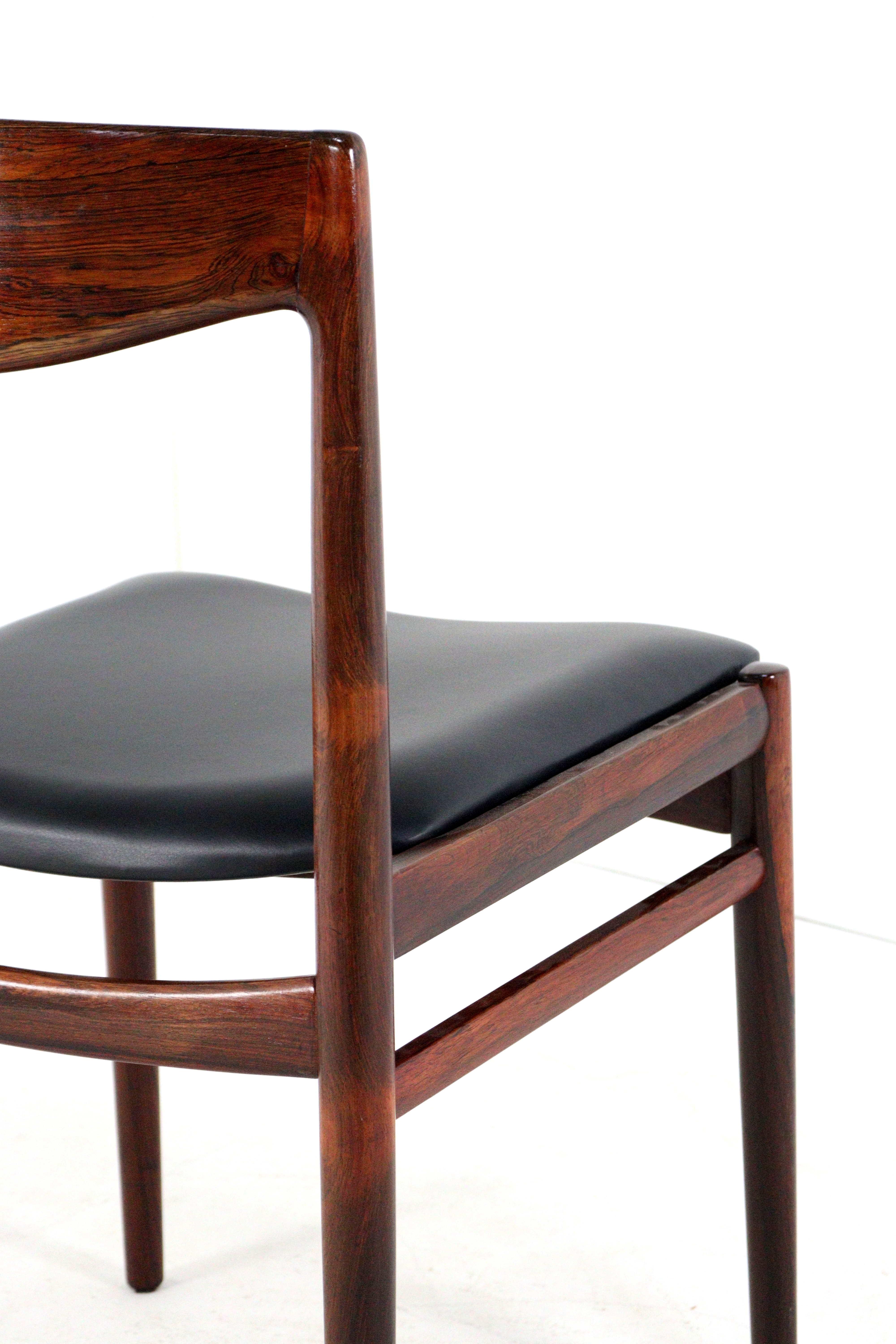 Set van 8 palissander stoelen 'Vesterlund'
