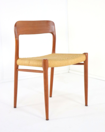 Set van 6 Niels O Möller model 75 stoelen
