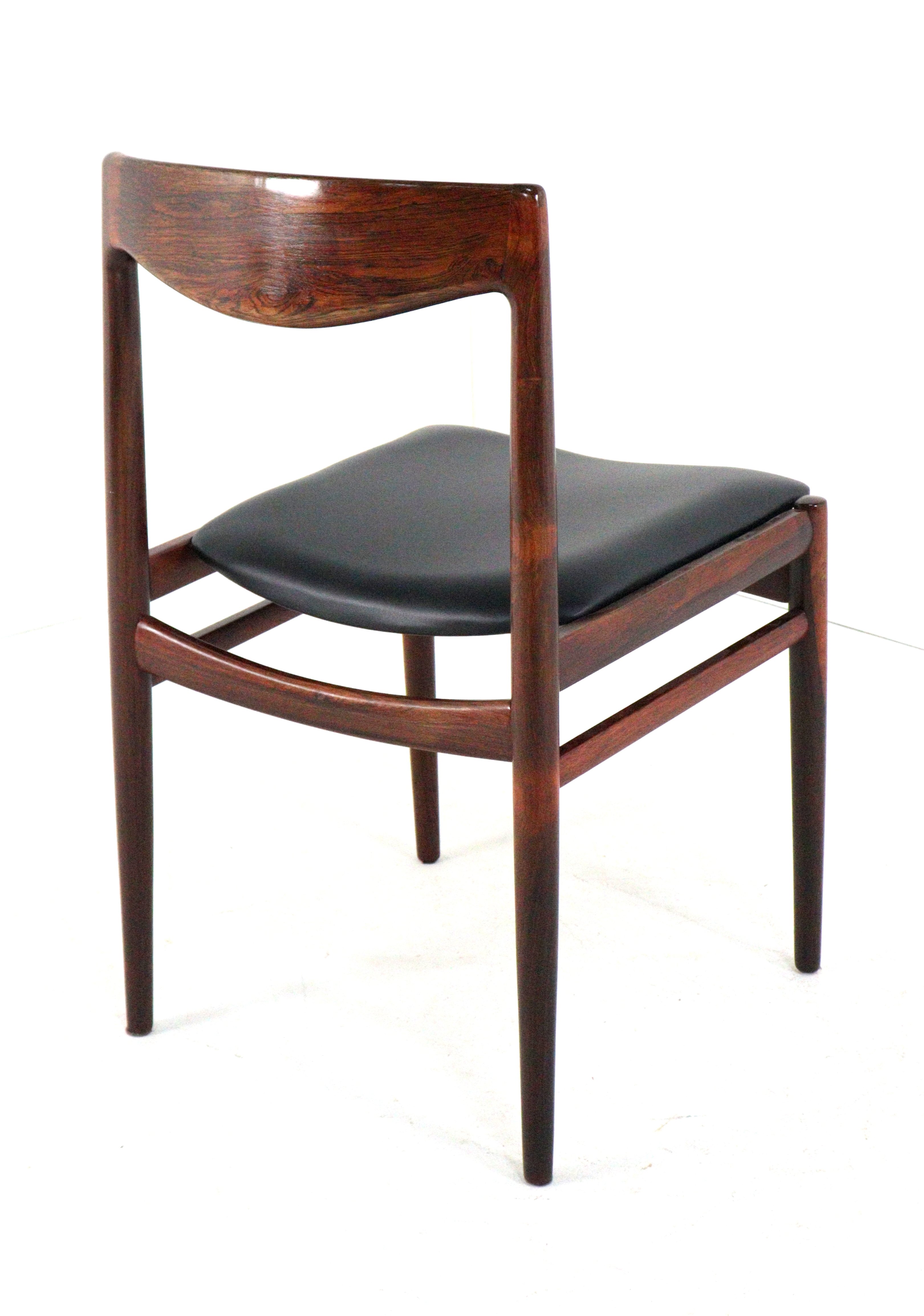 Set van 8 palissander stoelen 'Vesterlund'
