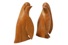Set houten pinguïns