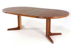 Gudme ronde 2x verlengbare eettafel 'Slumstrup'