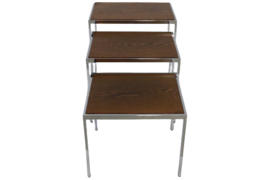 Set nesting tables Pastoe Cees Braakman 'Berkenwoude'