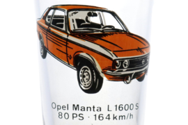 Limonadeglas 'Opel Manta'