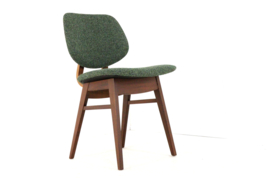 Set van 6 Nederlandse eetkamerstoelen 'Zegge'