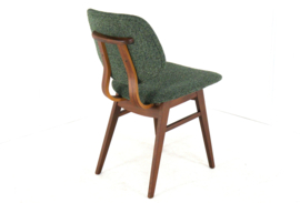 Set van 6 Nederlandse eetkamerstoelen 'Zegge'