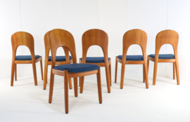 Set van 6 Koefoed Morten stoelen 'Fjerritslev'