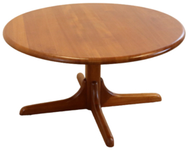 Ronde in hoogte verstelbare eettafel / salontafel 'Madumflud'