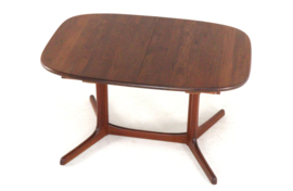 Ovalen 2x verlengbare eettafel 'Uhre'