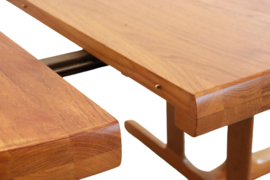 Deens design ronde eettafel 2x verlengbaar 'Egeris'