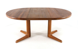 Gudme ronde 2x verlengbare eettafel 'Nabbe'