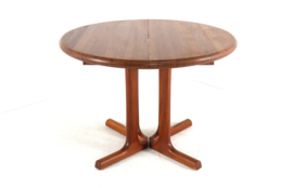 Deense ronde 1x verlengbare eettafel 'Hammel'