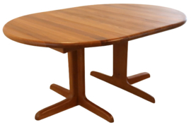 Ronde Deense eettafel 4x verlengbaar 'Gershoj'