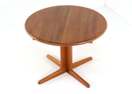 Ronde 2x verlengbare eettafel 'Vorbasse'