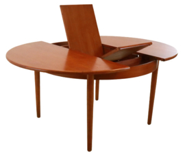 Jentique ronde eetkamertafel verlengd 'Stanley'