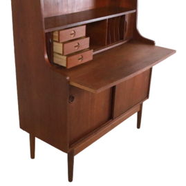 Hoge boekenkast / secretaire 'Solbjerg'