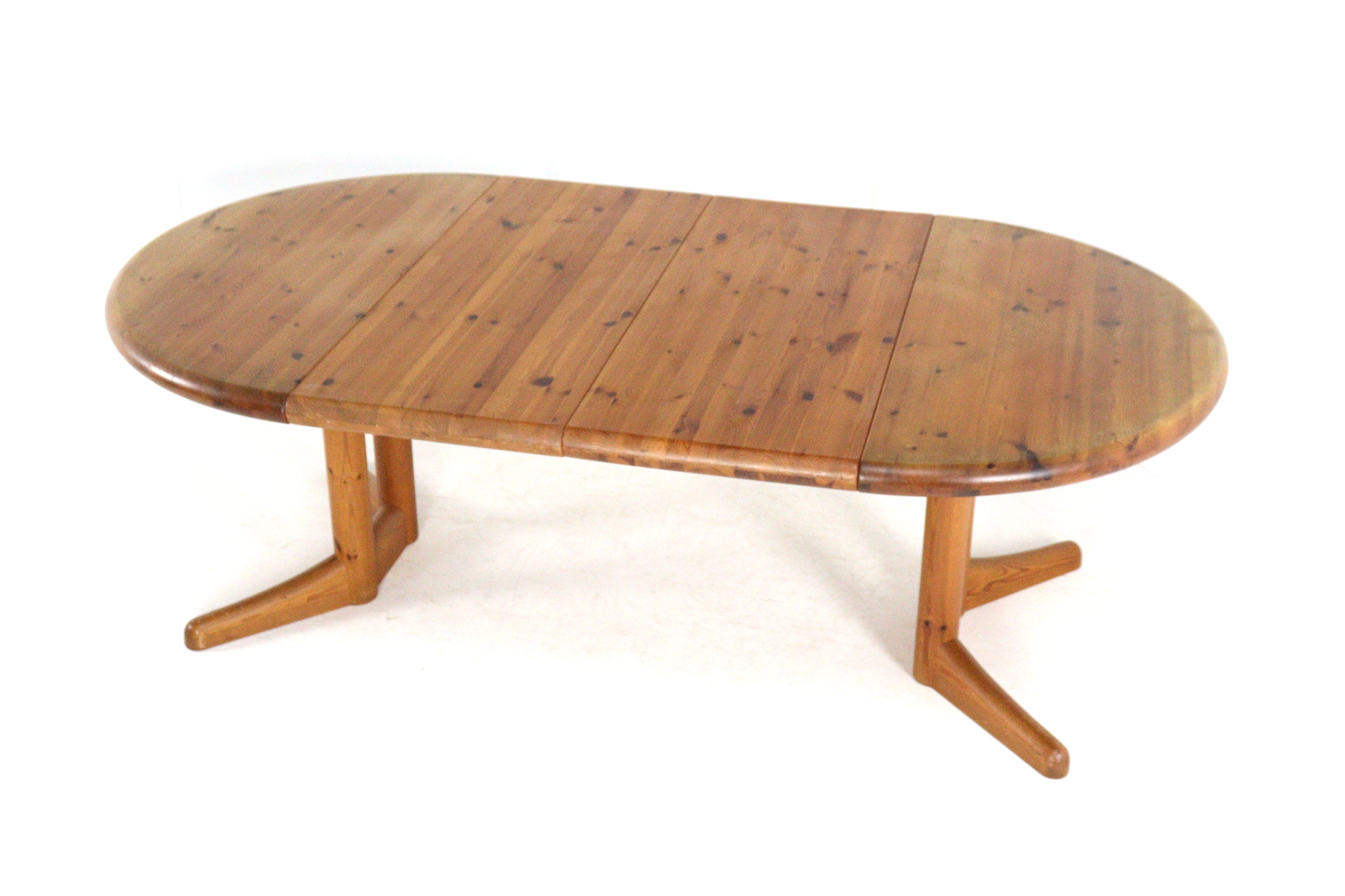 Vamdrup pine ronde 2x verlengbare eettafel 'Idom'