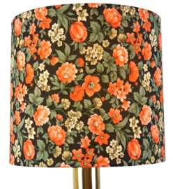 Messingkleurige tafellamp 'Floral'
