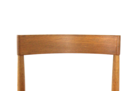 Set van Deense eiken stoelen
