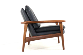 Fauteuil 'Bjorli' in leder | 2 stuks op voorraad