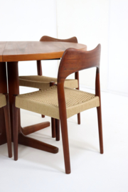 Vejle ronde 2x verlengbare eettafel 'Nibe'