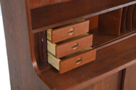 Hoge boekenkast / secretaire 'Solbjerg'