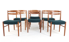 Set van 6 Carl Ekström voor  Albin Johansson stoelen 'Dalarna'