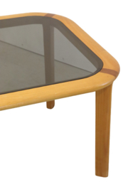Salontafel met rookglas 'Hilgen'