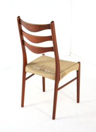 Set van 4 Arne Wahl Iversen voor Glygnore stoelen