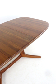 Dyrlund ovalen 1x verlengbare eettafel 'Sorvad'
