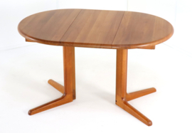 Ronde 1x verlengbare Deense ronde tafel 'Virklund'