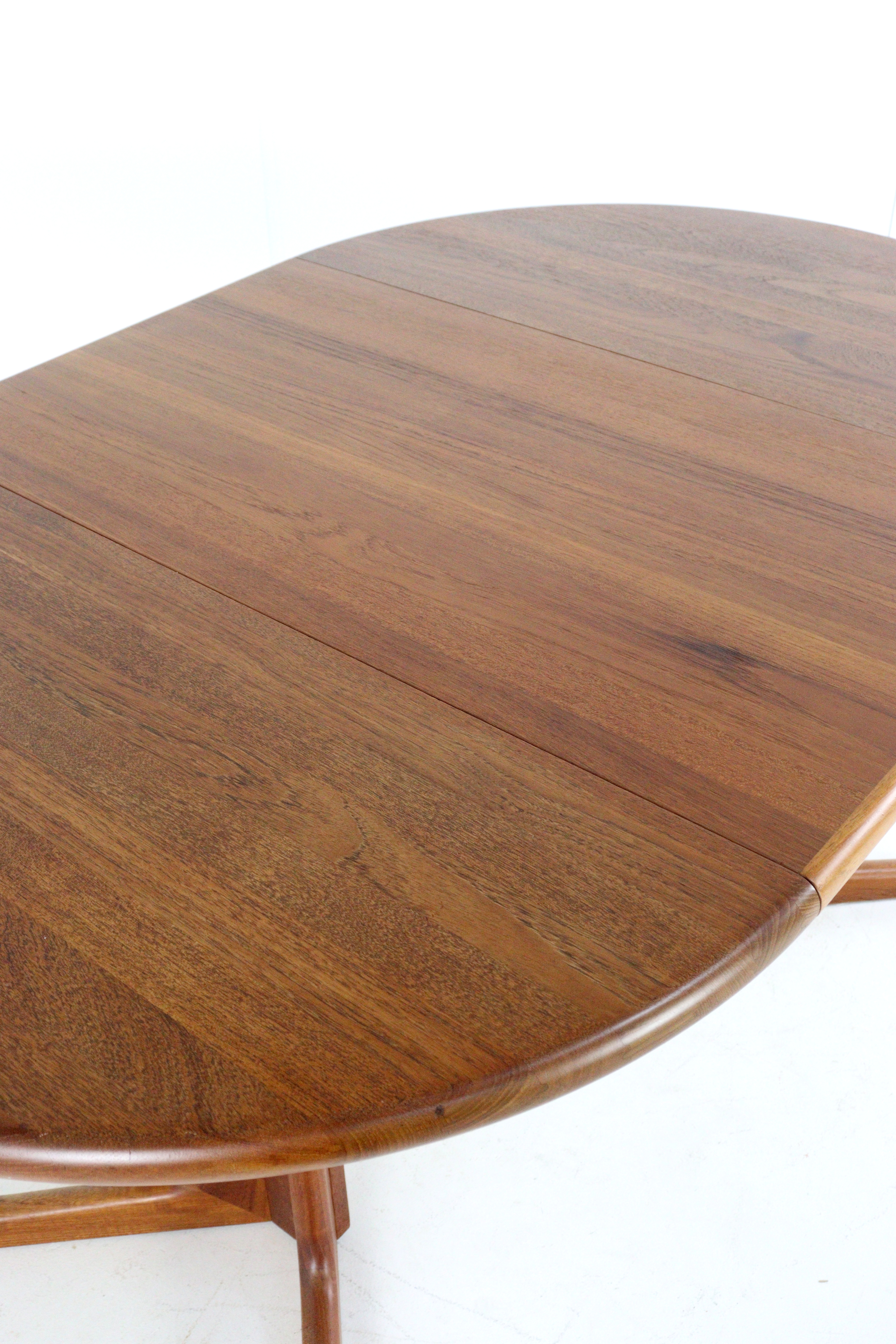 Ronde 1x verlengbare eettafel 'Kaldred'