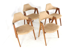 Set van 4 Kai Kristiansen voor SVA Møbler model 42 / Compass stoelen