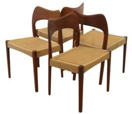 Set van 4 eetkamerstoelen 'Logster' - Arne Hovmand Olsen