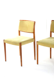 Set van 4 Niels O Möller model 80 stoelen