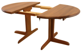 Ronde Deense eettafel 4x verlengbaar 'Gershoj'
