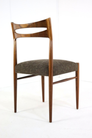 Set van 6 palissander eetkamerstoelen 'Leinburg'