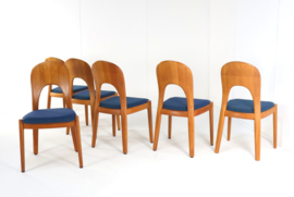 Set van 6 Koefoed Morten stoelen 'Fjerritslev'