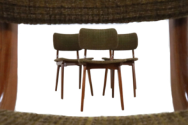 Set van 4 Wébé eetkamerstoelen 'Hanik'