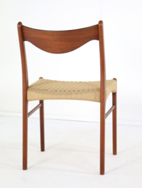 Set van 4 Arne Wahl Iversen voor Glyngore stoelen  'Naerem'