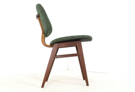 Set van 6 Nederlandse eetkamerstoelen 'Zegge'