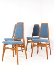 Set van 4 Vamdrup eetkamerstoelen 'Vridsted'