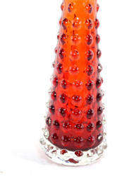 Hobnail glass vaas