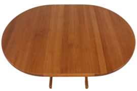 Deense ronde eettafel 2x uitschuifbaar 'Svinninge'