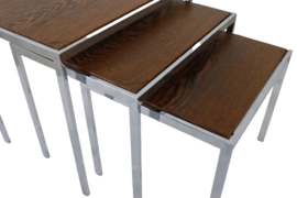 Set nesting tables Pastoe Cees Braakman 'Berkenwoude'