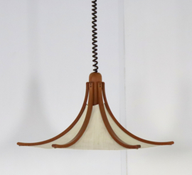 Domus teakhouten hanglamp