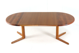 Deense ronde 2x verlengbare eettafel 'Hurup'