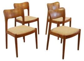 Set van 4 Koefoed stoelen 'Skoven'