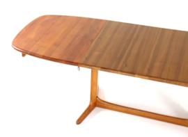 Deense ovalen 2x verlengbare eettafel 'Siem'