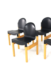 Set van 4 Gerd Lange voor Thonet flex stoelen