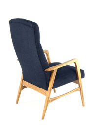 Fauteuil herenmodel 'Duivendrecht' donkerblauw | 1 op voorraad